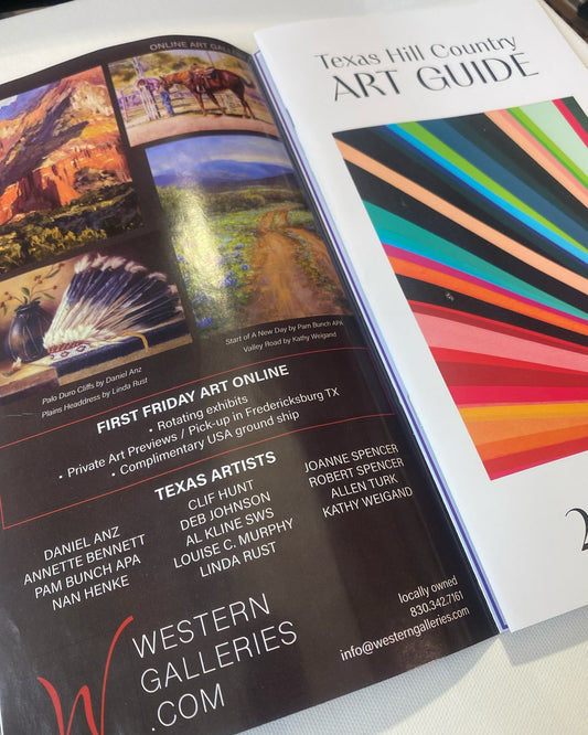 2025 Texas Hill Country Art Guide in Fredericksburg TX