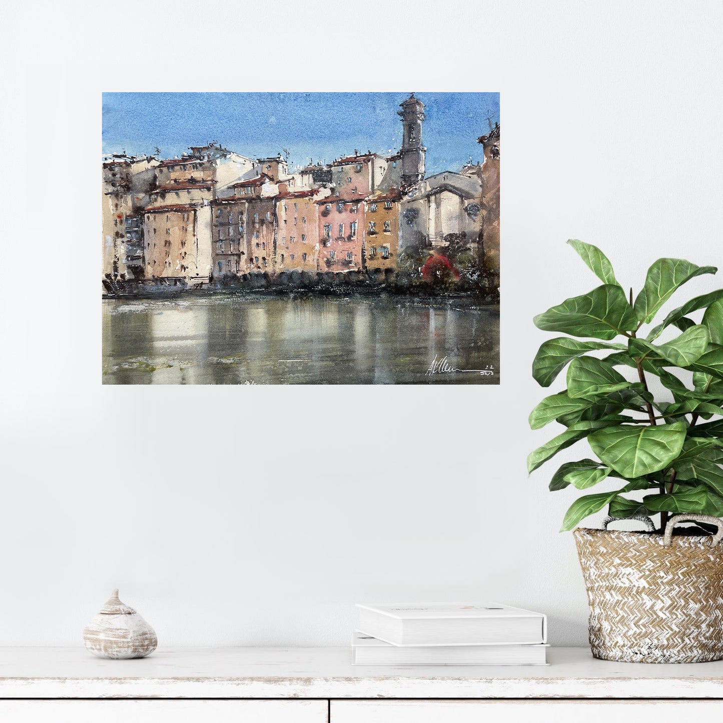 Arno River Tuscany Italy