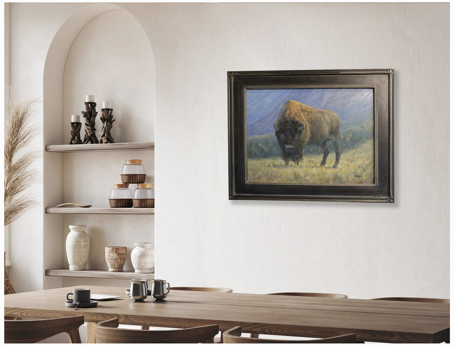 Bison On Ridge