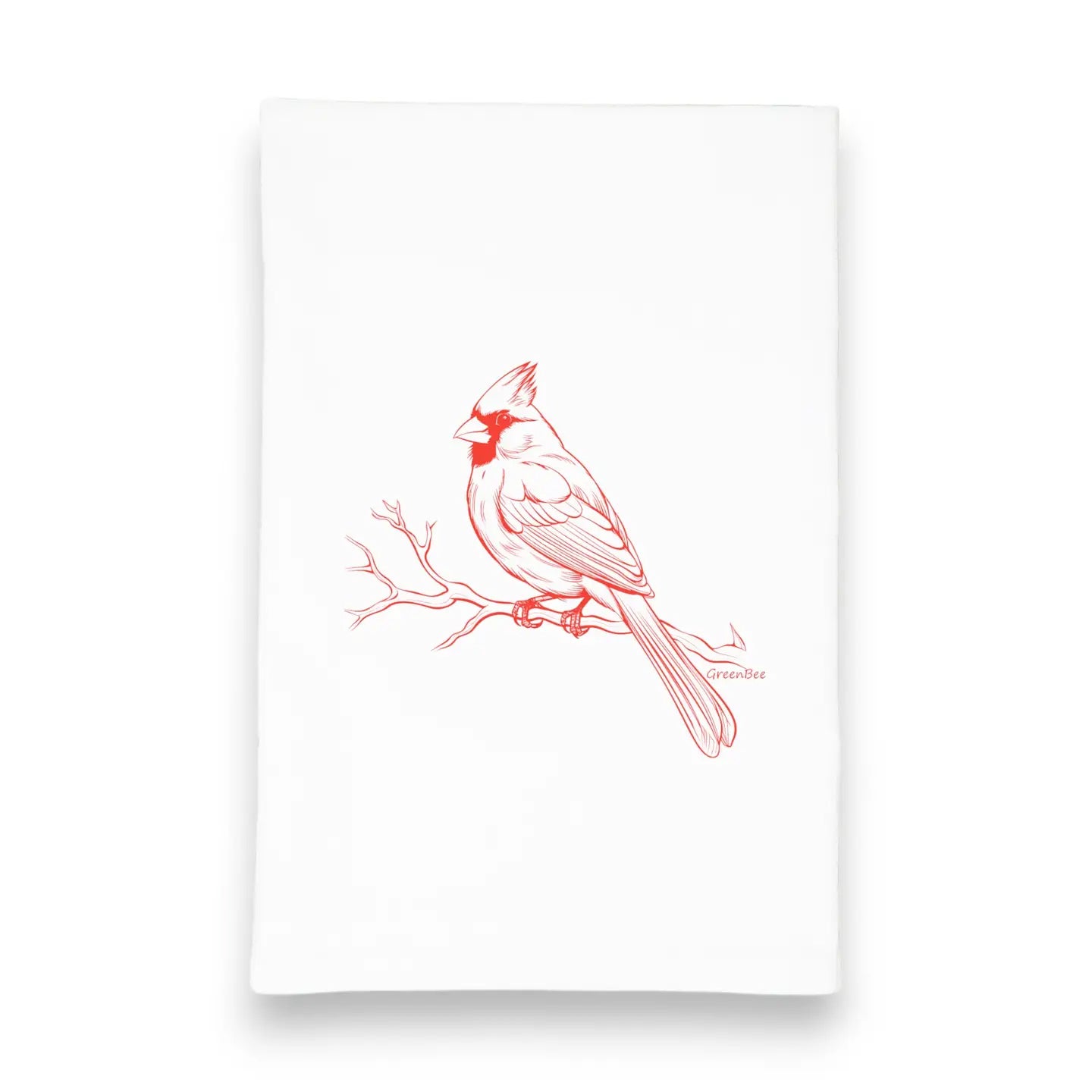 Red Cardinal Tea Towel NEW