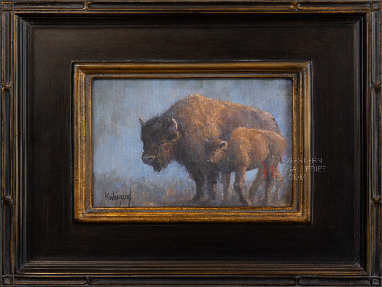 Bison Cow & Calf