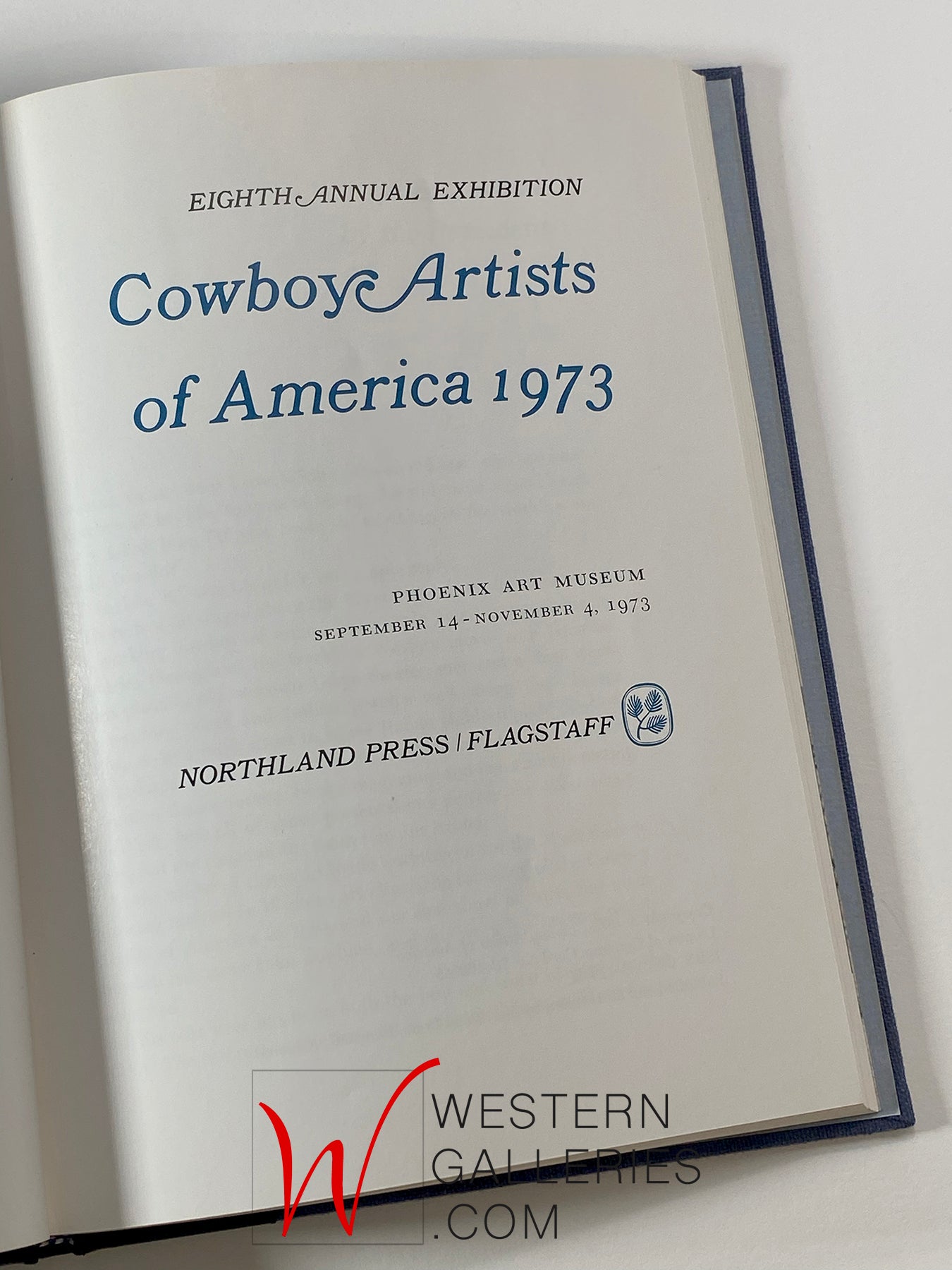 Book: 1973 Cowboy Artists of America Signed Fred Harman - CAA Personal Book LE 1st Ed