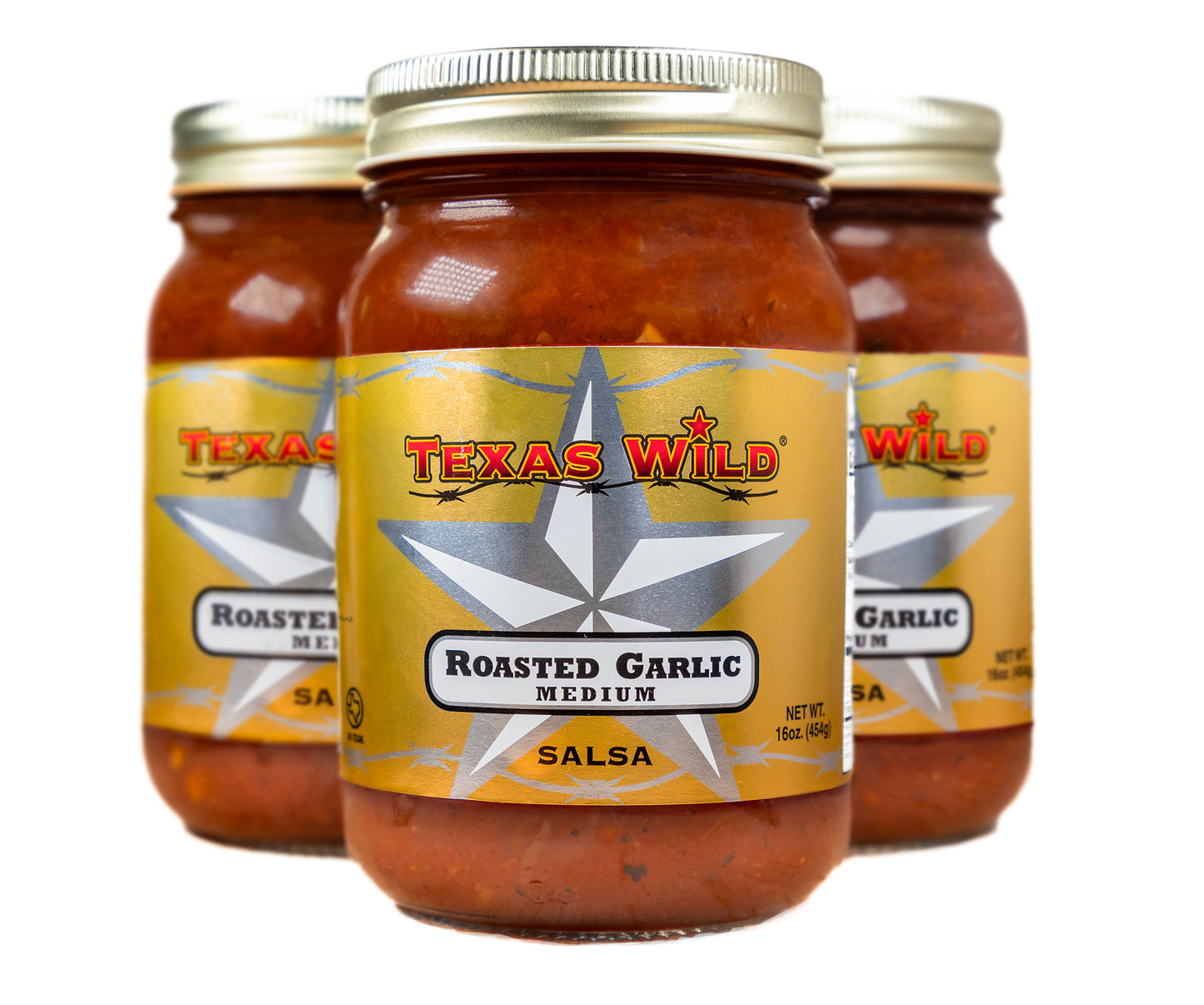 Salsa: Roasted Garlic Medium by Texas Wild®