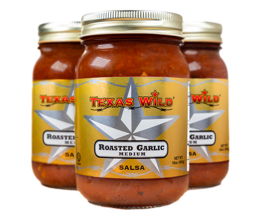 Salsa: Roasted Garlic Medium by Texas Wild®