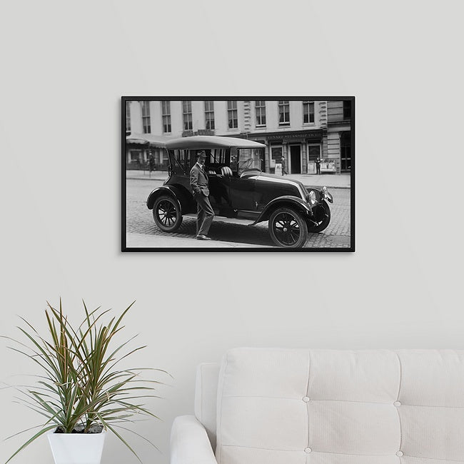 Vintage | Man At Car Street Scene