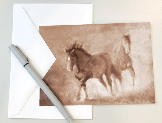5x7 Cards: Wild Stallions