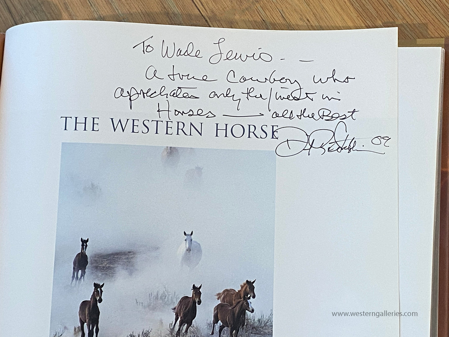 Book: The Western Horse Signed 1st Ed David Stoecklein