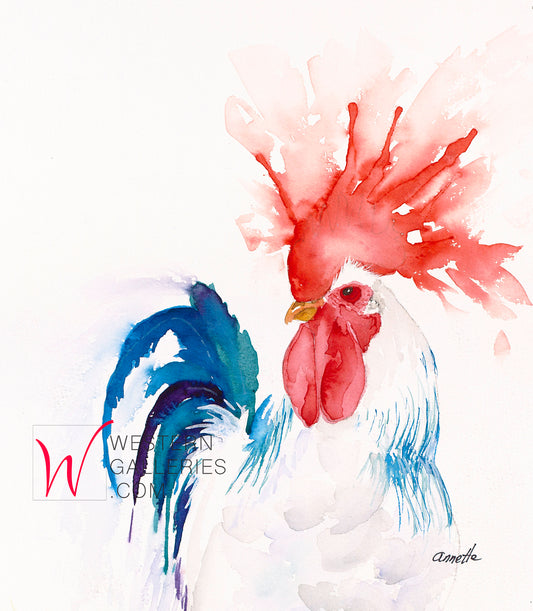 White Rooster