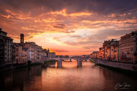 Santa Trinita Bridge on the Arno River