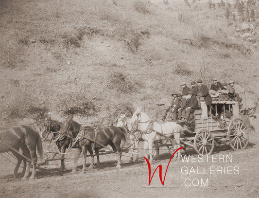 Vintage | Last Stagecoach Ride, Deadwood South Dakota