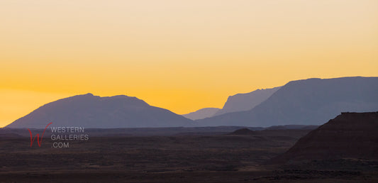 Sunset at McCullough Peaks Wild Horse Range Cody WY