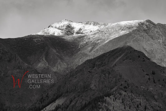 Top of the San Juan Mountains (B&W)
