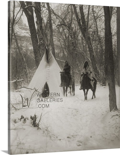 Vintage | Crow Tipi in Snow