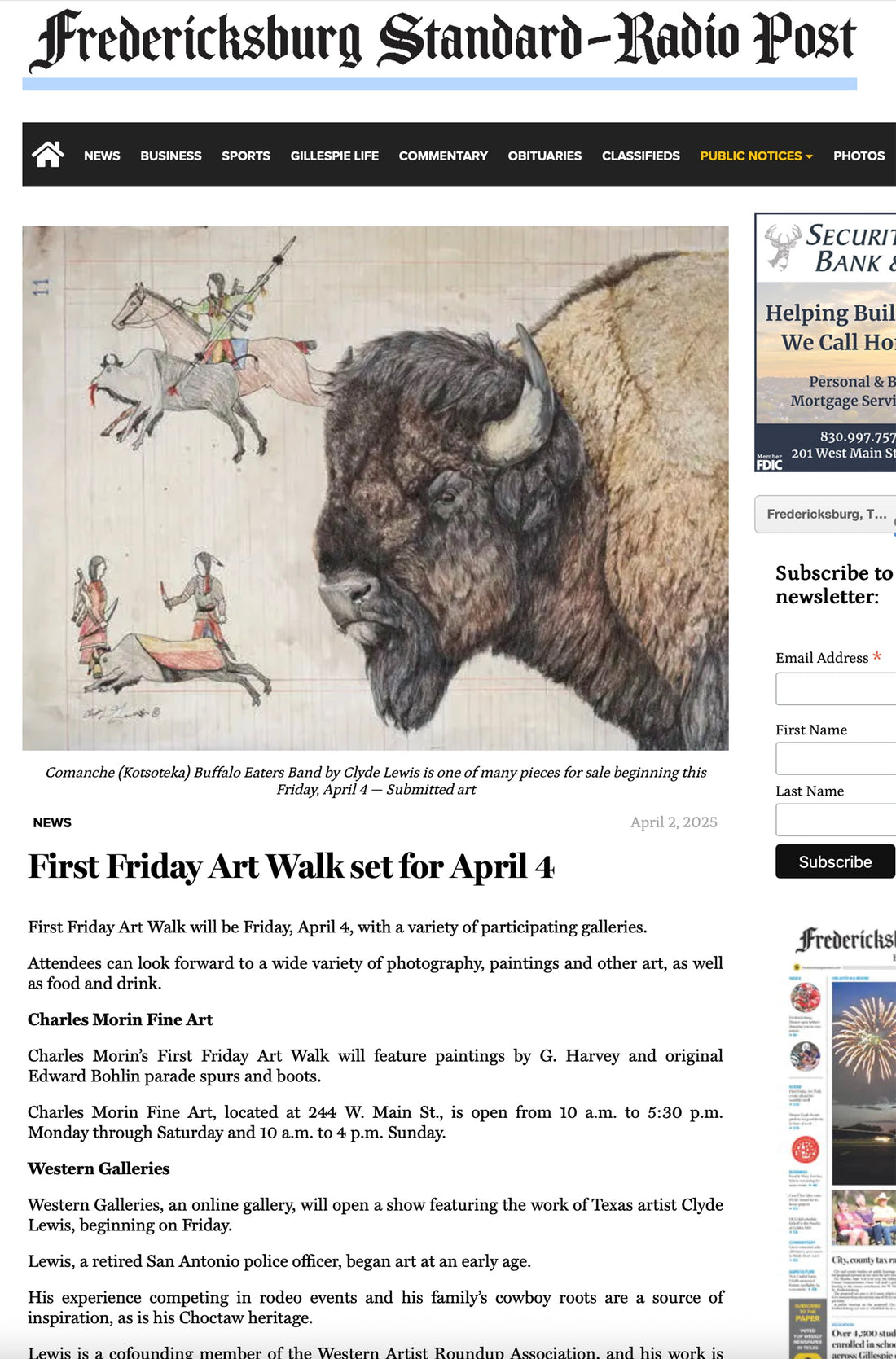 Clyde D. Lewis Featured Artist