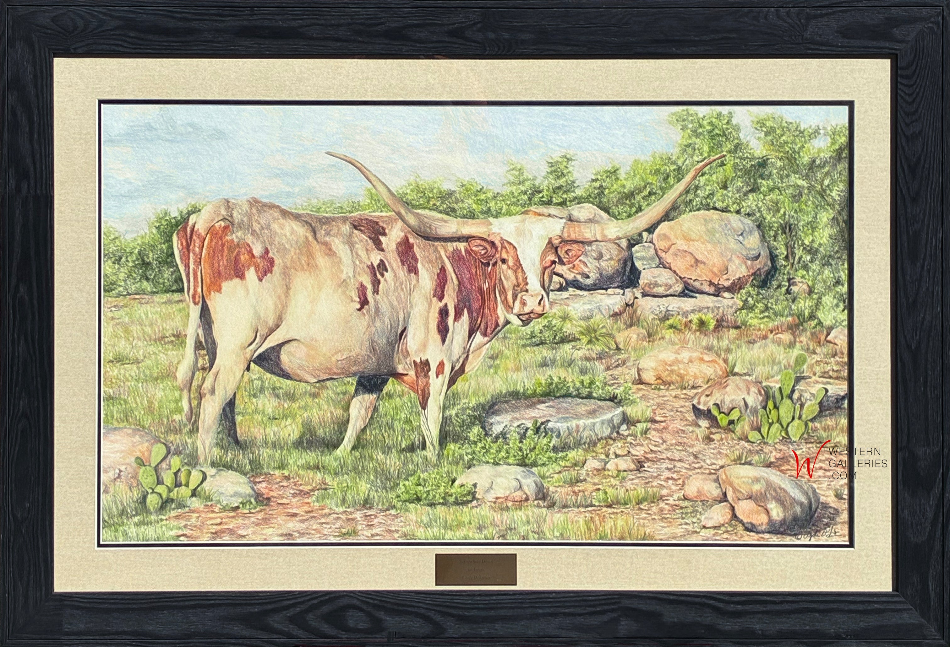 Clyde Lewis Artist at Western Galleries Fredericksburg TX