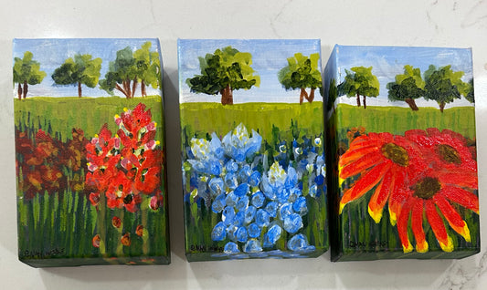 Set of 3 Mini Wildflowers (Options)