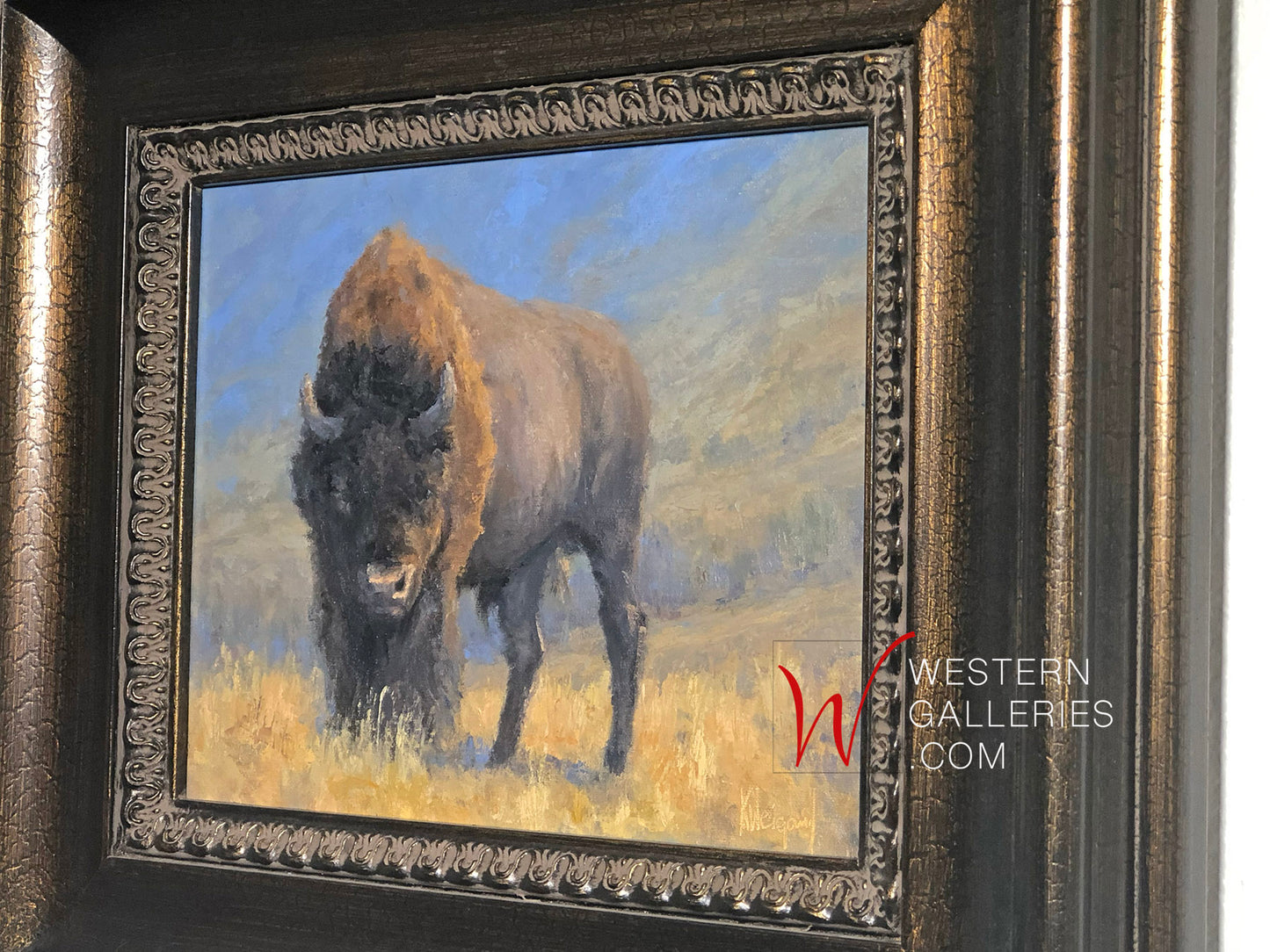 Bison On Ridge 8x10