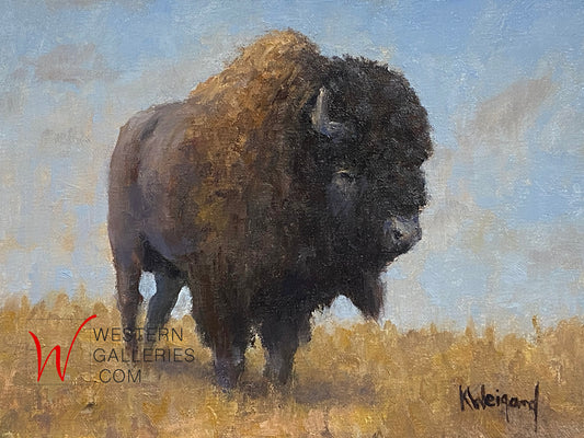 Standing Tough Bison