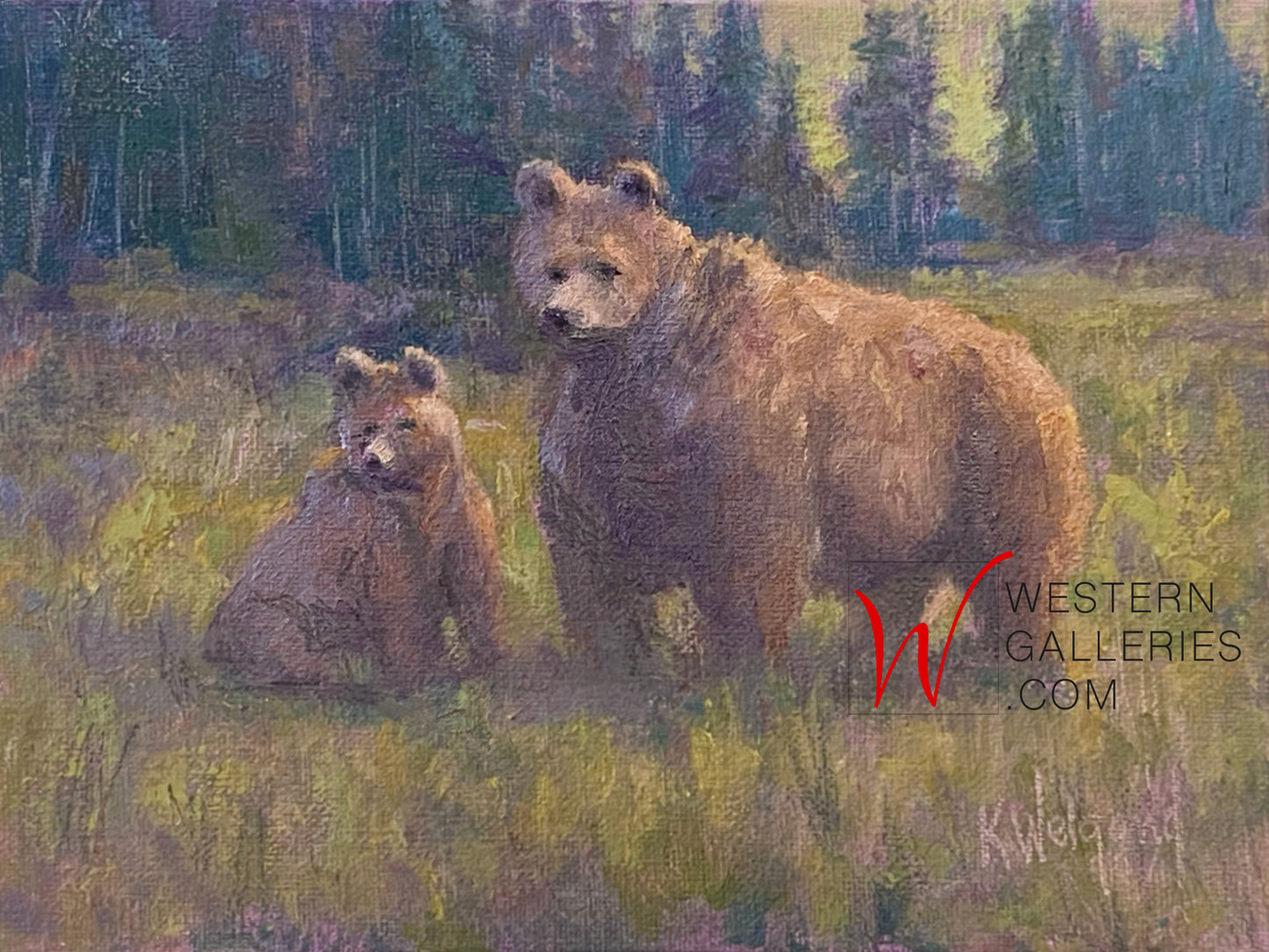 Grizzly Mom and Cub