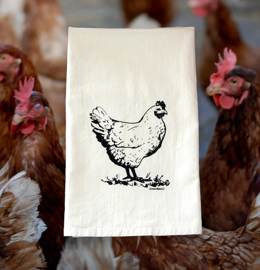 Hen Chicken Tea Towel NEW