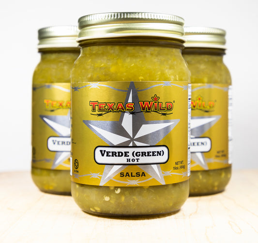 Hot Green Verde Salsa by Texas Wild®  NEW