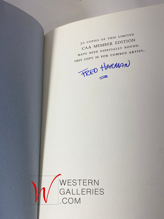 Book: Cowboy Artists of America 8th Annual LE Signed Fred Harman - CAA MEMBER EDITION