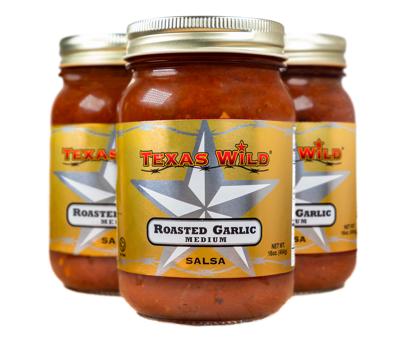 Medium Roasted Garlic Salsa by Texas Wild®  NEW