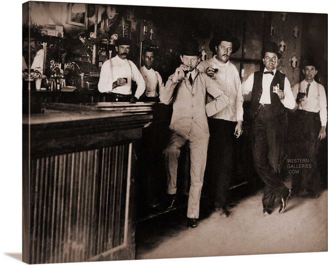 Vintage | Texas Saloon - Men at Bar