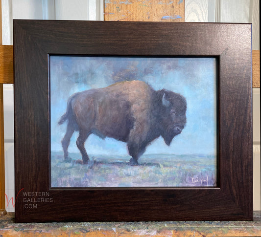 Moody Blue Bison