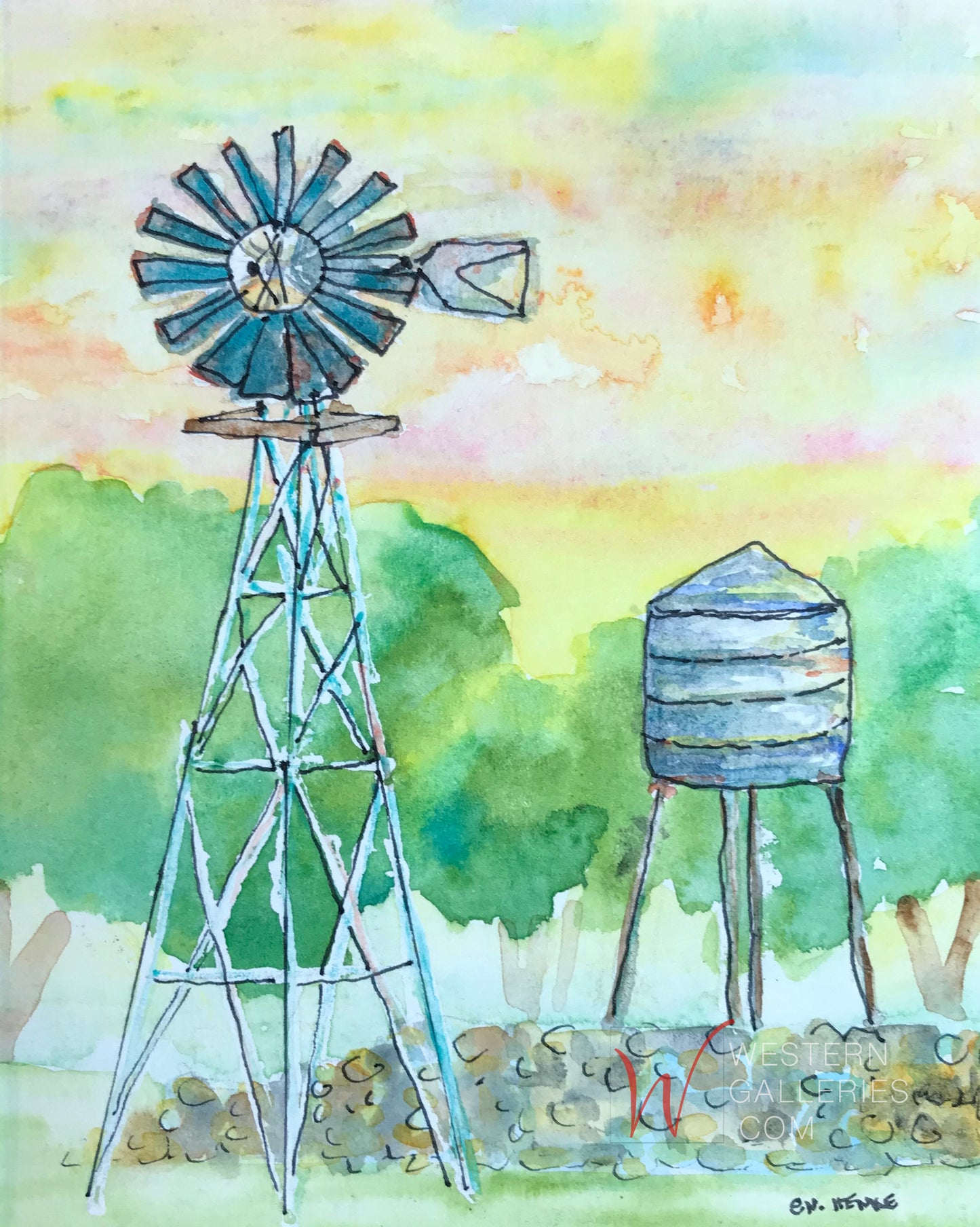 Windmill & Water Tower