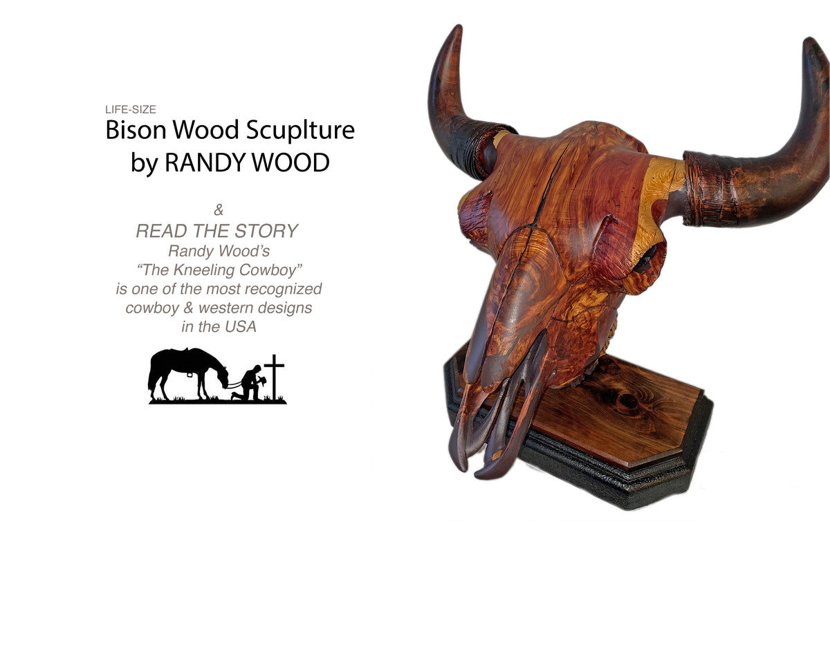 Bison Skull Sculpture