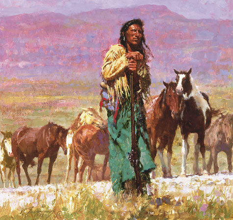 Shepherd of the Plains by Howard Terpning