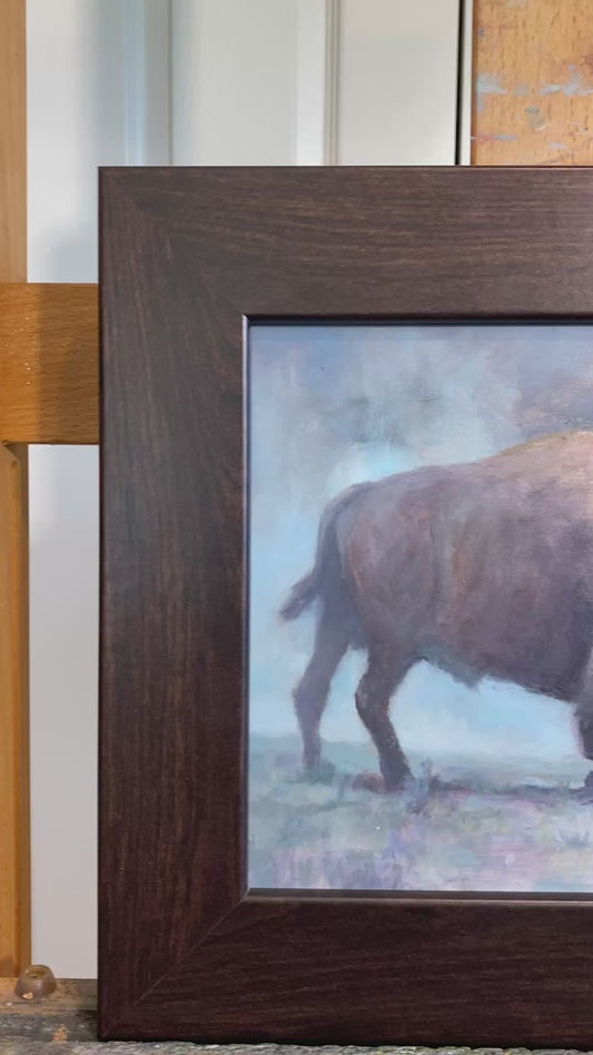 Moody Blue Bison