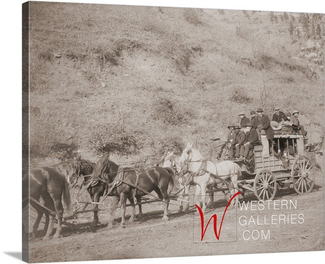 Vintage | Last Stagecoach Ride, Deadwood South Dakota