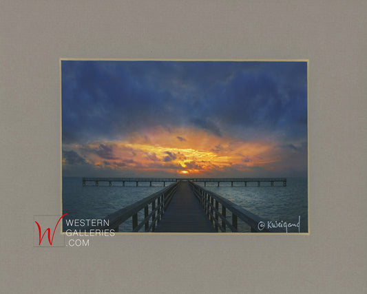 MINI - Fulton Pier Sunrise, South TX Beach