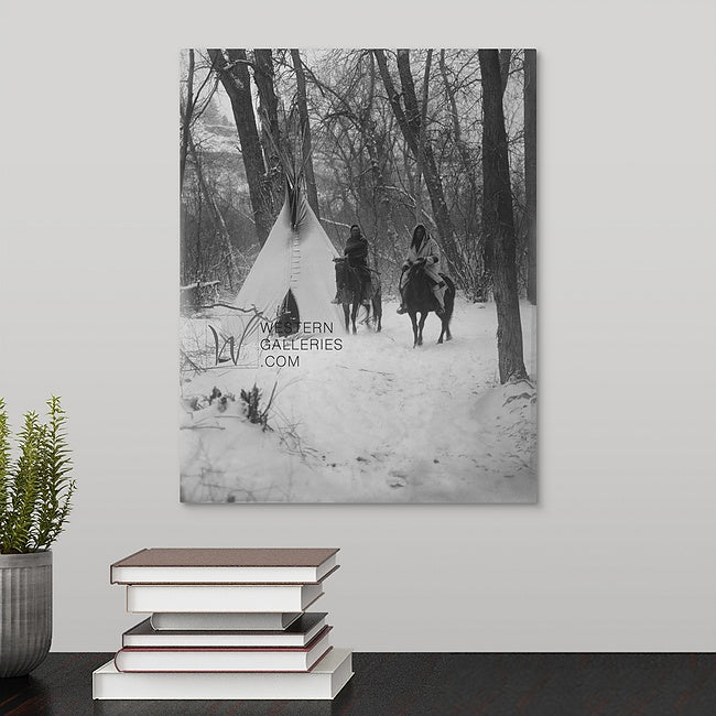 Vintage | Crow Tipi in Snow