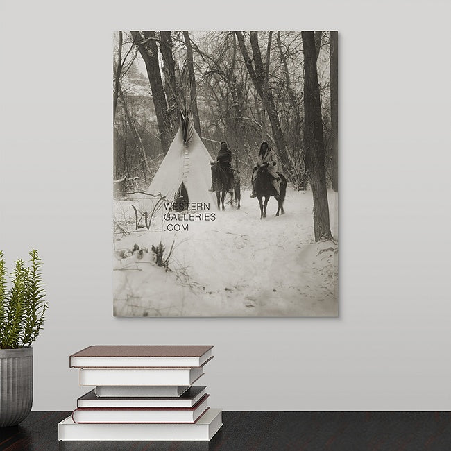 Vintage | Crow Tipi in Snow