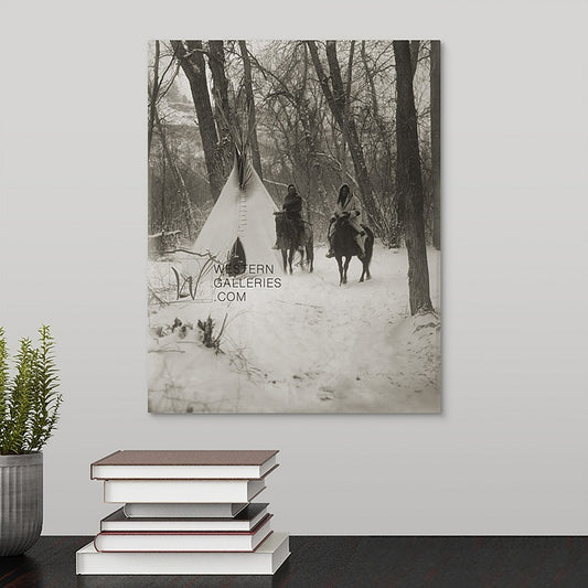 Vintage | Crow Tipi in Snow