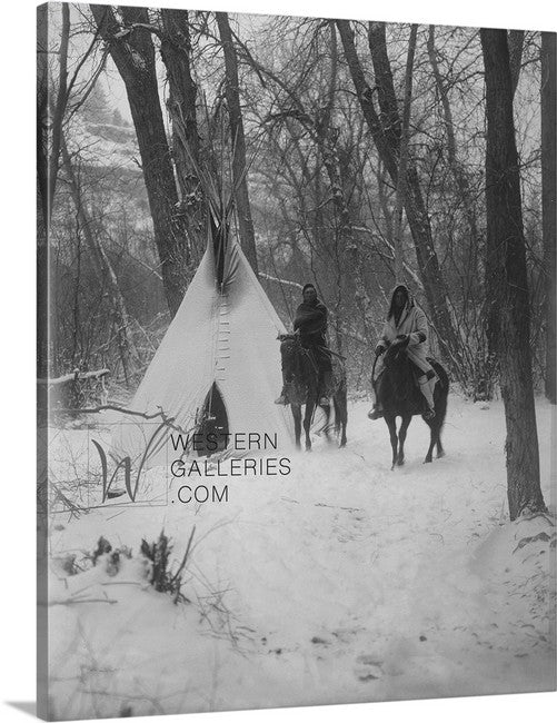 Vintage | Crow Tipi in Snow